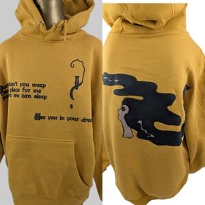 Halsey Love And Power 2022-23 Yellow Hoodie Concert Merch Size Large Unisex